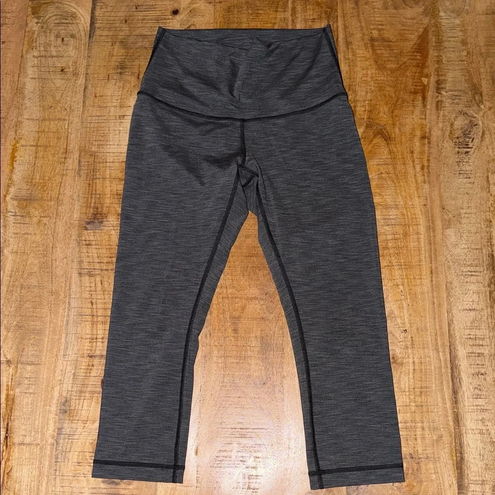 Lululemon Athletica Charcoal Gray Leggings - Picture 1 of 3